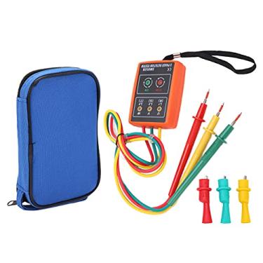 Imagem de Medidor de secuencia de fase, probador de indicador de presencia de rotación, detector de CA del medidor con zumbador para pruebas