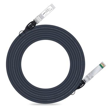Imagem de ipolex Cabo Twinax SFP+ de 10 G, cabo passivo de cobre de conexão direta (DAC), 7 m, para Cisco SFP-H10GB-CU7M, Meraki, Ubiquiti, Mikrotik, Intel, Fortinet, Netgear, D-Link, Supermicro, TP-Link