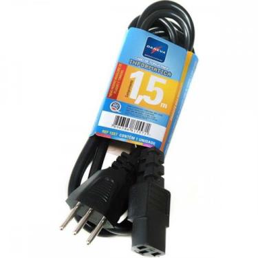 Imagem de Cabo Forca Micro/Fax Daneva 1,5M 1557 Blister Dn 1557