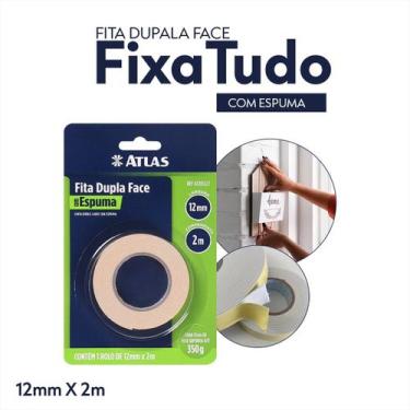 Imagem de Fita Dupla Face Adesiva com Espuma Cola E Fixação Intensiva Atlas até 