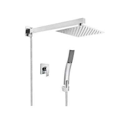 Imagem de Ducha 20x20 C/acabamento Monocomando Desviador & Chuveirinho