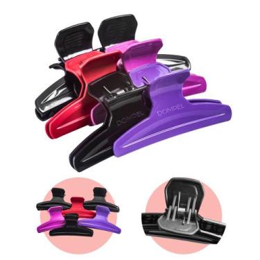 Imagem de Kit 6 Piranhas para Cabelo Prendedor Cabelo Coloridas Profissional - D