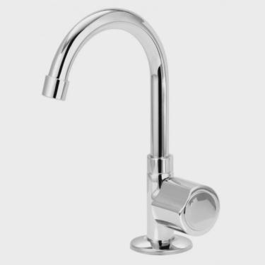 Imagem de Torneira Banheiro Mesa Bica Alta Volta 1198 Mônaco Plus C40 Cromado