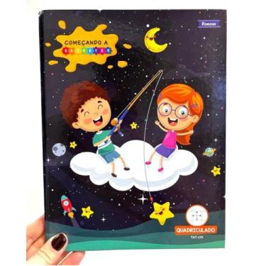 Imagem de Caderno quadriculado 1x1 40 folhas - foroni 