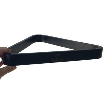 Imagem de Triângulo Buffalo Preto Para Jogo De Sinuca Bolas 54mm - Tacolândia Sn