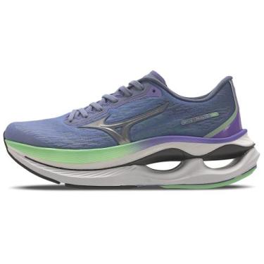 Imagem de Tênis de Corrida Feminino Mizuno Wave Creation 26, Azul, 39