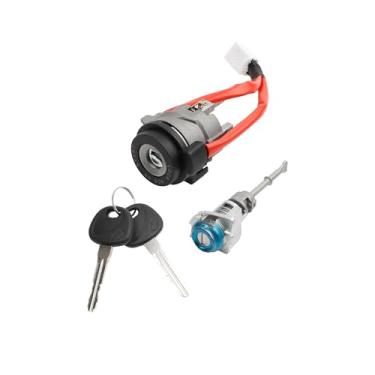 Imagem de Wahparts Cilindro de fechadura de porta de interruptor de ignição com chave compatível com Hyundai Elantra 2015-2020 81905-F2000 81910-F0000