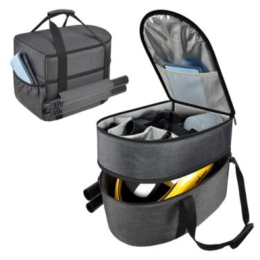 Imagem de Steadtep Bolsa Para Limpador A Vapor Portátil Wagner Spraytech 0282014 915E, Estojo De Armazenamento Dobrável Vaporizador Portátil, Recipiente 18 Acessórios, Escovas Limpeza, Placa Papel Parede Com