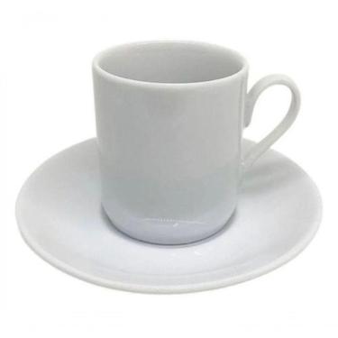 Imagem de Xícara De Café Porcelana Explosão Com Pires