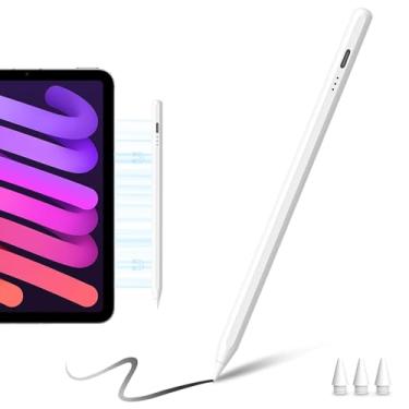 Imagem de Caneta Stylus para Apple iPad (2025-2018), sensível à inclinação, rejeição da palma da mão, caneta Stylus para iPad Pencil 11th A16/10/9/8/7/6th e Pro 13/12.9/11(M4) e Air 13/11(M3/M2) e Mini A17 Pro