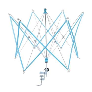 Imagem de Fio de Guarda -chuva Swift e Aço Inoxidável Enrolador de Aço Com Suporte, Enrolador de Bola de Fio Portátil Ajustável, Porta -fios Estáveis ​​de tricô de crochê para Artesanato
