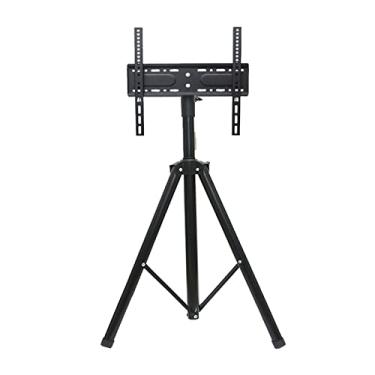 Imagem de Suporte de tripé de TV para 32-43 polegadas, suporte de TV de chão com altura ajustável com Vesa 400 x 400 mm, para suporte de TV portátil interno e externo com cenário bonito