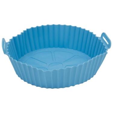 Imagem de Forma Air Fryer Silicone Antiaderente Reutilizável Para Fritadeira Mic