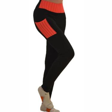 Imagem de Calça Legging Esportiva Garotas Adolescentes Juvenil Academia-Feminino