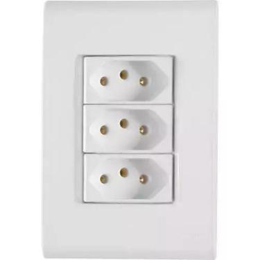 Imagem de Conjunto 3 Tomadas 2P+T 10A Liz Tramontina