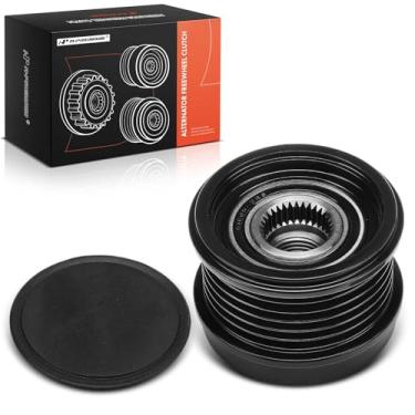 Imagem de A-Premium Polia de embreagem de roda livre do alternador compatível com Infiniti Q50 2016-2017, Q60 2017-2018 e Mercedes-Benz Metris, C300, C350e, E300, GLC300, GLC350e, SLC300, SLK300, 6 ranhuras no