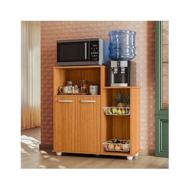 Imagem de Armário Multiuso Fruteira Poliman Móveis Sollys com 2 Portas