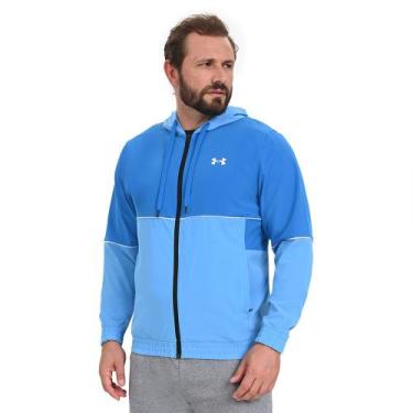 Imagem de Jaqueta de Treino Masculina Under Armour Baseline Woven, Azul, P