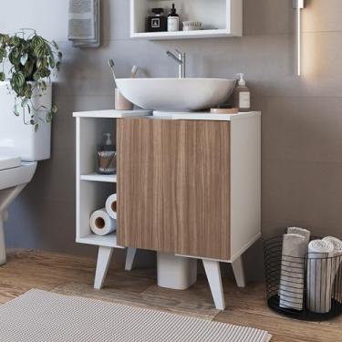 Imagem de Gabinete de coluna para Banheiro 01 porta Silm Nova Móbile- SEM CUBA