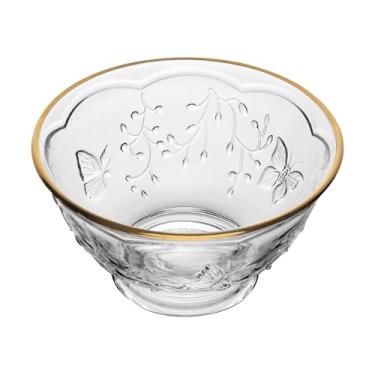Imagem de LYOR - Bowl New Butterfly com Fio de Ouro 12cm x 12cm x 6,5cm Cristal Ecológico
