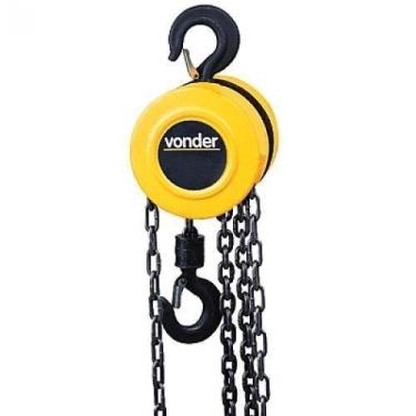 Imagem de Talha manual capacidade de 2 toneladas com corrente de 3 metros - Vond