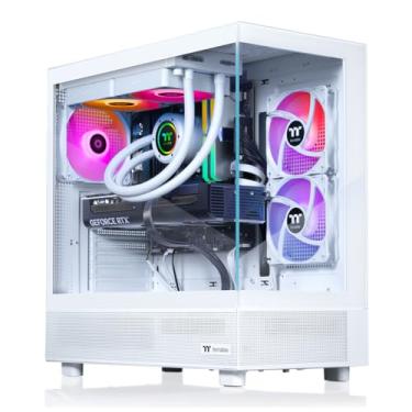 Imagem de Thermaltake LCGS View 7870S-270 Desktop para jogos (AMD Ryzen™ 7 7800X3D, memória ToughRam 32GB DDR5 5600MT/s RGB, NVIDIA® GeForce RTX™ 5070, 1TB NVMe M.2, WiFi, Windows 11) V27S-B850-570-LCS
