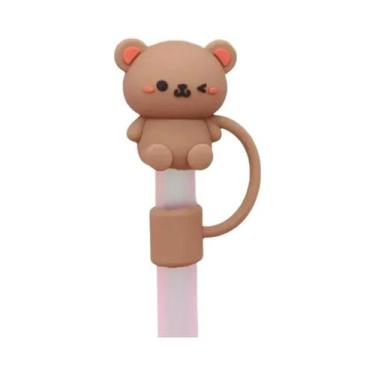 Imagem de Tampa De Palha De Silicone Reutilizável Para Stanley Cup 30 40oz Copo 