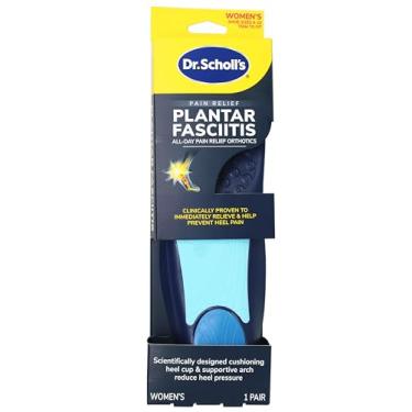 Imagem de Dr. Scholl's Órteses para alívio da dor da fascite plantar, alívio clinicamente comprovado e prevenção da dor da fascite plantar para, padrão, ajuste: tamanho feminino 6-10, padrão, 1 par (pacote com