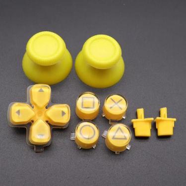 Imagem de Botões de Plástico para Controle PS5 - Substituição ABXY, D-Pad, Gatil