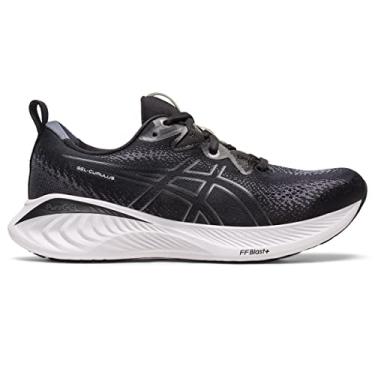 Imagem de ASICS Tênis de corrida feminino Gel-Cumulus 25, Preto/branco, 40
