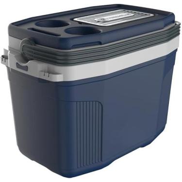 Imagem de Caixa Térmica 20L com Tampa e Porta-Copos Alça Ergonômica Sistema Airf