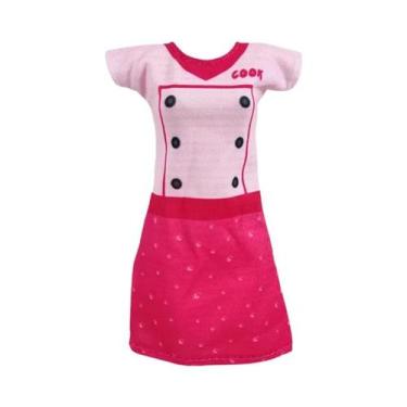 Imagem de Conjunto De Roupas De Boneca Bjd De 30cm, Vestido Fofo De Menina, Maqu