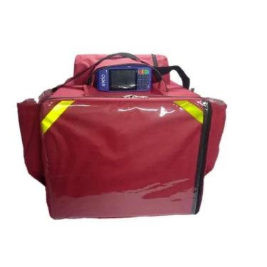 Imagem de Mochila Bague Motoboy Pizza Marmitas - Vermelha