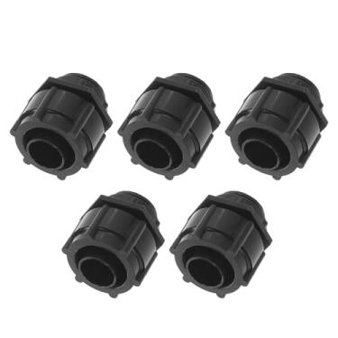 Imagem de VekAuto 25 mm / 0,98" Terminais de cabo de junta rápida tubo reto PA66 Nylon preto 5 peças