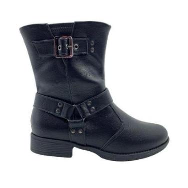 Imagem de Bota Piccadilly Cano Médio Montaria Preta 653013 Cor:;Tamanho:40;Gênero:Feminino-Feminino