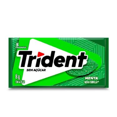 Imagem de Goma De Mascar Trident Menta Verde 5 Unidades