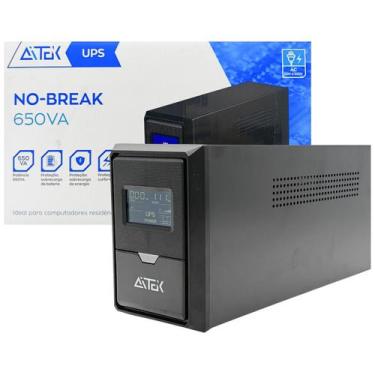 Imagem de No-Break 650VA Bivolt 110/120V Proteção Contra Quedas de Energia, Font
