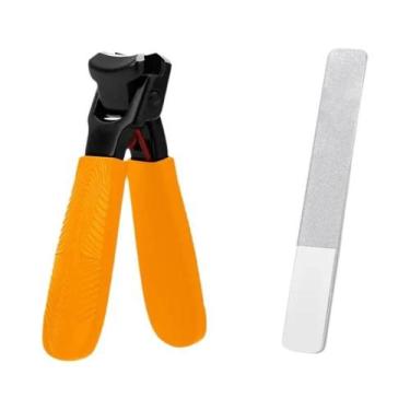 Imagem de Cortador De Unhas De Aço Inoxidável Com Borda Afiada Para Manicure E P