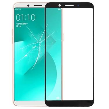 Imagem de Peças de substituição de telefone celular Para a lente de vidro externo da tela frontal Oppo A83 com adesivo OCA opticamente claro Acessórios telefônicos