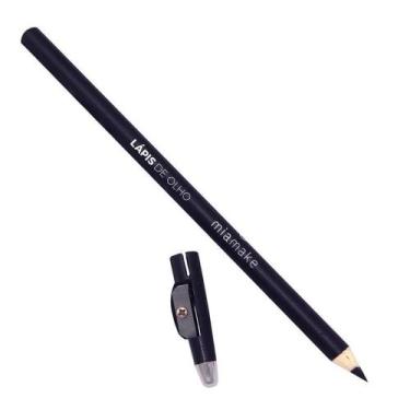 Imagem de Lápis para Olhos Miamake Preto com Apontador 1 Unidade