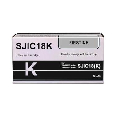 Imagem de FIRSTINK Cartucho De Tinta Sjic18K Sjic18 Preto Sjic18(K) Remanufaturado Compatível Com Impressoras Tm-S2000Mj S2000Mj Tm-S9000Mj S9000Mj