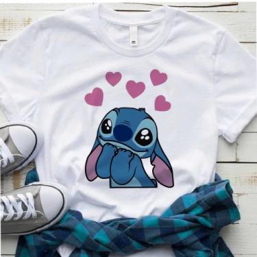 Imagem de T'Shirt Camiseta Feminino Infantil Stitch Desenho - 05 - MAHALO CAMISE