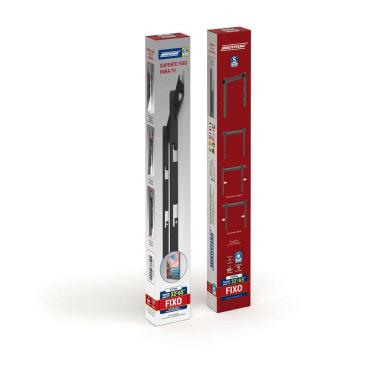 Imagem de Suporte Tv Vesa Fixo Ultra Slim Preto Multivisão Tamanho:40 polegadas