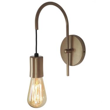 Imagem de Arandela Abajur Luminária Parede Quarto Cama Moderno Bronze - Geral