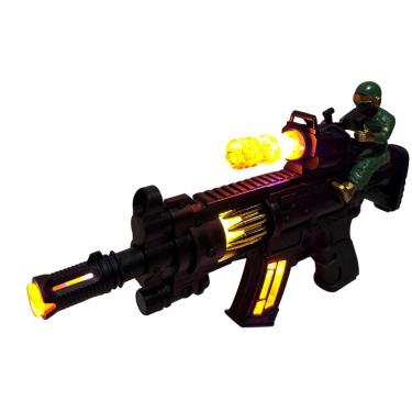 Imagem de Brinquedo Nerf De Plástico Com Movimento Luz E Som 36cm