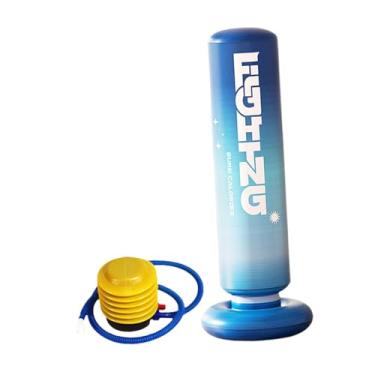 Imagem de Generic Saco de pancadas para crianças Sacos de areia Presentes Ao ar livre Inflável Bopper Saco de pancadas inflável para presentes Meninos e meninas, Azul, 1.2m