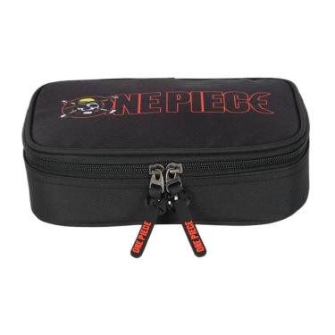Imagem de Estojo Box Baú Escolar One Piece Netflix Preto Luxcel