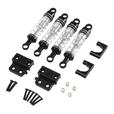 Imagem de predolo Kit de amortecedor de carro RC 1/12, peças de reposição, modelo de carro de controle remoto, acessórios para veículos de brinquedo para MN82, Preto