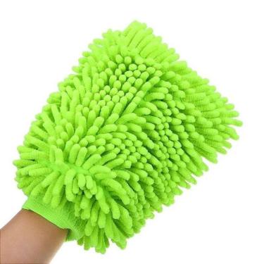 Imagem de Luva Multiuso Limpeza Lavar Carro Moto Microfibra