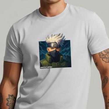 Imagem de Camisa Masculina Kakashi Sensei Naruto Casual 100% Algodão - Yazzo, Br